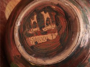 Paolo Staccioli : Grande vaso in ceramica a lustro 1995  - Asta La casa moderna - Associazione Nazionale - Case d'Asta italiane