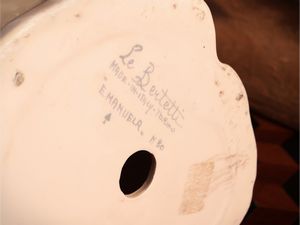 Figura in ceramica smaltata Emanuela, Le Bertetti  - Asta La casa moderna - Associazione Nazionale - Case d'Asta italiane