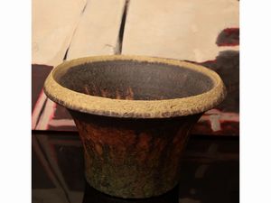 Marcello Fantoni - Vaso in terracotta smaltata