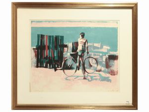 Lotto di grafica: Xavier Bueno, Michele Cascella, Nicola Simbari  - Asta La casa moderna - Associazione Nazionale - Case d'Asta italiane