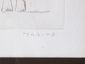 Marino Marini : Uomo e cavalli  - Asta La casa moderna - Associazione Nazionale - Case d'Asta italiane