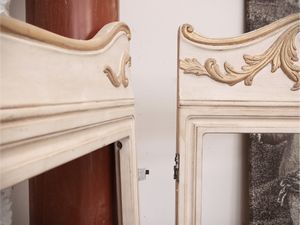 Paravento in legno intagliato, dorato e laccato bianco  - Asta La casa moderna - Associazione Nazionale - Case d'Asta italiane