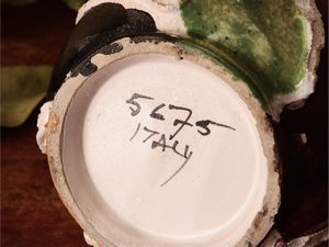 Caraffa in ceramica smaltata, Alvino Bagni  - Asta La casa moderna - Associazione Nazionale - Case d'Asta italiane