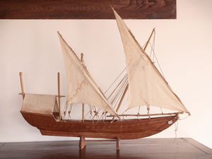 Due modellini di barche da pesca  - Asta La casa moderna - Associazione Nazionale - Case d'Asta italiane