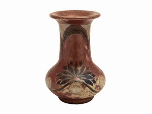 Galileo Chini<br>Galileo Chini : Piccolo vaso in ceramica smaltata a lustro, Arte della Ceramica Fontebuoni  - Asta La casa moderna - Associazione Nazionale - Case d'Asta italiane