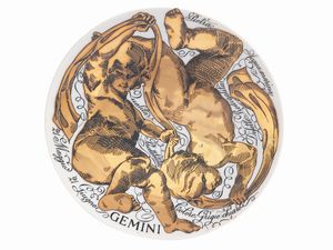 Piero Fornasetti : Gli influssi astrali, Serie speciale per Corisia, 1966 e seguenti  - Asta La casa moderna - Associazione Nazionale - Case d'Asta italiane