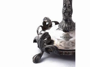 Coppia di grandi candelabri in argento  - Asta La casa moderna - Associazione Nazionale - Case d'Asta italiane