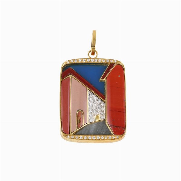 PENDENTE  - Asta Gioielli importanti e argenti  - Associazione Nazionale - Case d'Asta italiane