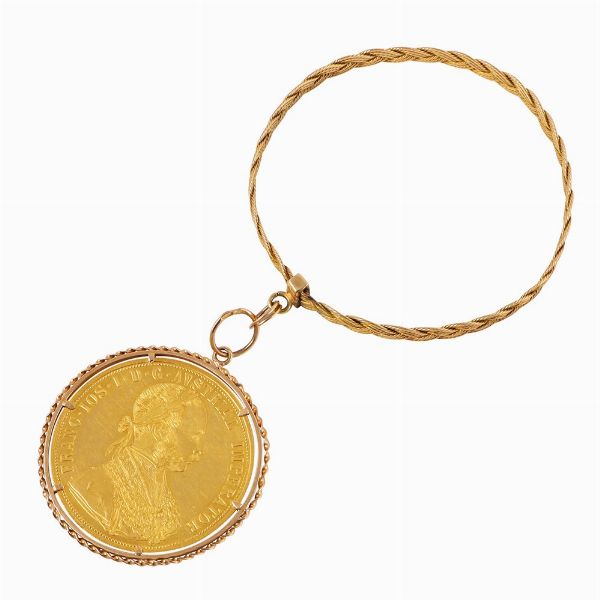 BRACCIALE CON PENDENTE  - Asta Gioielli importanti e argenti  - Associazione Nazionale - Case d'Asta italiane