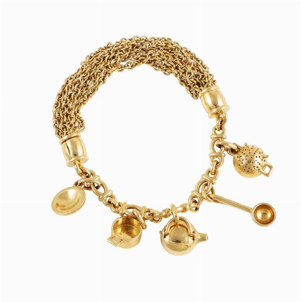 * BRACCIALE CON CHARMS, POMELLATO  - Asta Gioielli importanti e argenti  - Associazione Nazionale - Case d'Asta italiane