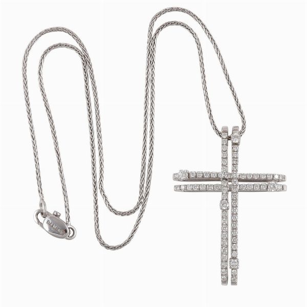 PENDENTE CON CATENINA, DAMIANI Notte di San Lorenzo  - Asta Gioielli importanti e argenti  - Associazione Nazionale - Case d'Asta italiane