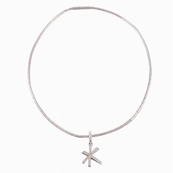 GIROCOLLO CON PENDENTE, CARTIER  - Asta Gioielli importanti e argenti  - Associazione Nazionale - Case d'Asta italiane