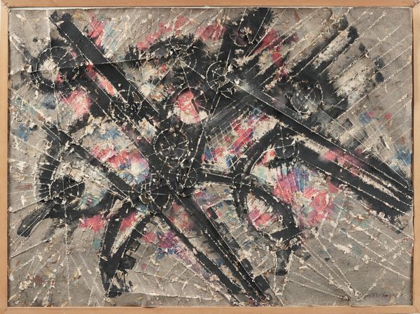 UMBERTO MASTROIANNI : Senza Titolo  - Asta Dipinti del XIX-XX Secolo - Associazione Nazionale - Case d'Asta italiane