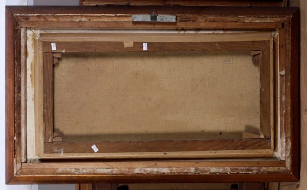 Scuola romana, inizio XX secolo Veduta con acquedotto  - Asta Dipinti del XIX-XX Secolo - Associazione Nazionale - Case d'Asta italiane