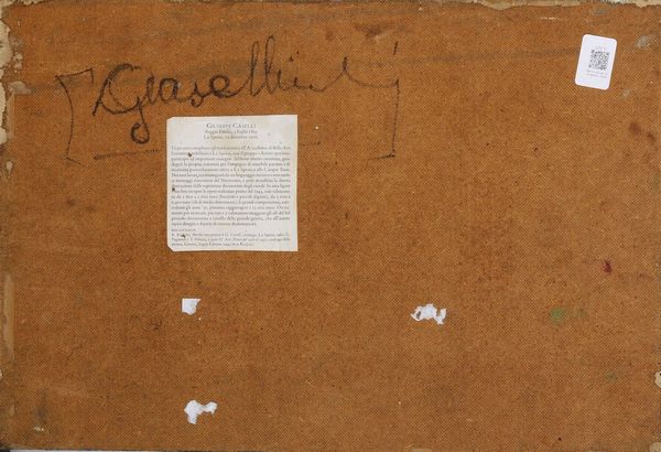 Giuseppe Caselli : Marina  - Asta Dipinti del XIX-XX Secolo - Associazione Nazionale - Case d'Asta italiane