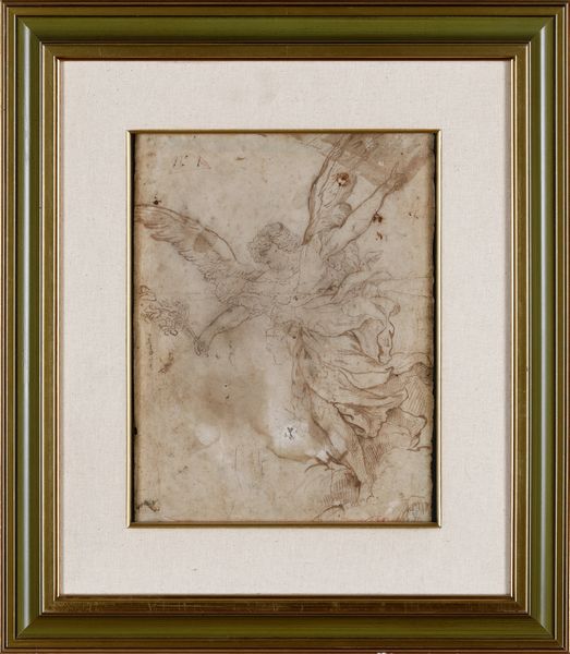 Scuola del XIX secolo Angelo annunciante  - Asta Dipinti del XIX-XX Secolo - Associazione Nazionale - Case d'Asta italiane