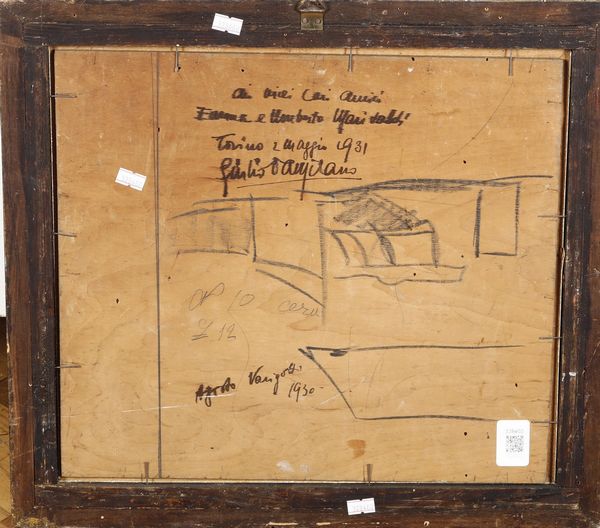 Giulio Da Milano : Varigotti, 1930  - Asta Dipinti del XIX-XX Secolo - Associazione Nazionale - Case d'Asta italiane