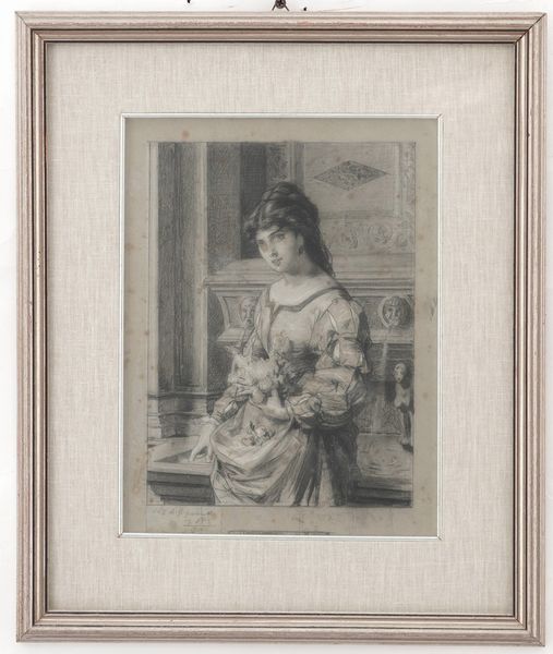 Artista del XIX-XX secolo Figura femminile  - Asta Dipinti del XIX-XX Secolo - Associazione Nazionale - Case d'Asta italiane