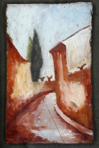 Lino Cademartori (1930-2009) Strada  - Asta Dipinti del XIX-XX Secolo - Associazione Nazionale - Case d'Asta italiane