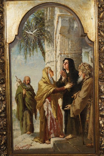 Emilio Magistretti : Scena religiosa  - Asta Dipinti del XIX-XX Secolo - Associazione Nazionale - Case d'Asta italiane