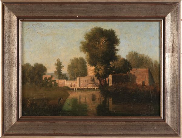 Anonimo Paesaggio  - Asta Dipinti del XIX-XX Secolo - Associazione Nazionale - Case d'Asta italiane