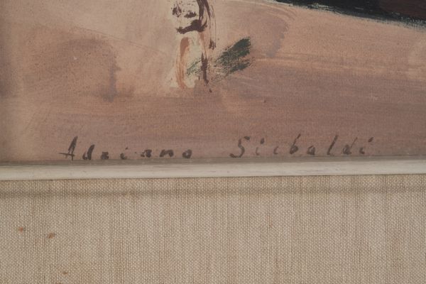 Adriano Scibaldi : Porto di Savona  - Asta Dipinti del XIX-XX Secolo - Associazione Nazionale - Case d'Asta italiane