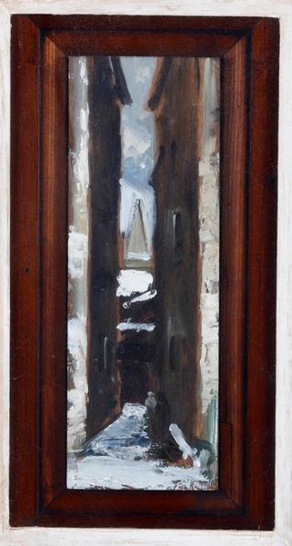 B. Schwab Scorcio di paese  - Asta Dipinti del XIX-XX Secolo - Associazione Nazionale - Case d'Asta italiane