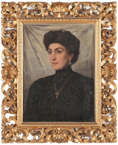 Pittore del XIX secolo Ritratto femminile  - Asta Dipinti del XIX-XX Secolo - Associazione Nazionale - Case d'Asta italiane