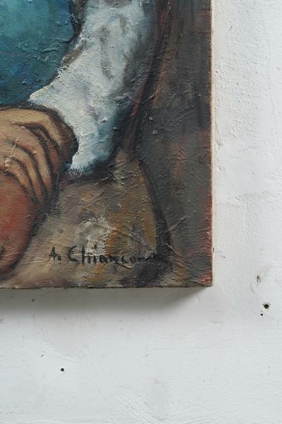 Alberto Chiancone : Figura femminile  - Asta Dipinti del XIX-XX Secolo - Associazione Nazionale - Case d'Asta italiane