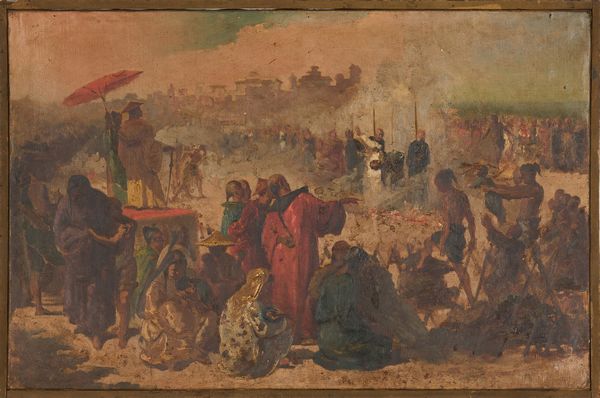 Pittore del XIX secolo Scena orientale  - Asta Dipinti del XIX-XX Secolo - Associazione Nazionale - Case d'Asta italiane