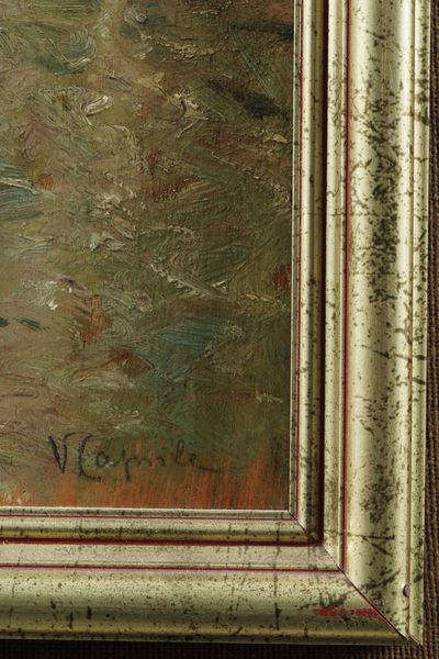 VINCENZO CAPRILE : Canale a Venezia  - Asta Dipinti del XIX-XX Secolo - Associazione Nazionale - Case d'Asta italiane