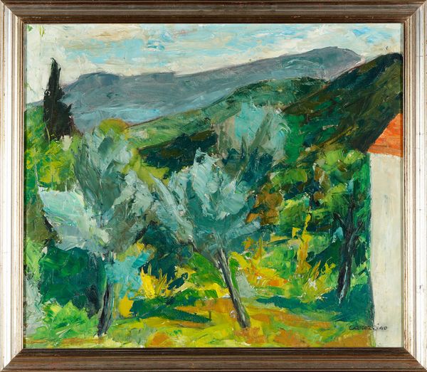 Carozzino Paesaggio  - Asta Dipinti del XIX-XX Secolo - Associazione Nazionale - Case d'Asta italiane