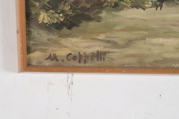 M. Coppelli Paesaggio  - Asta Dipinti del XIX-XX Secolo - Associazione Nazionale - Case d'Asta italiane
