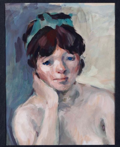 Teonesto De Abate : Figura femminile  - Asta Dipinti del XIX-XX Secolo - Associazione Nazionale - Case d'Asta italiane