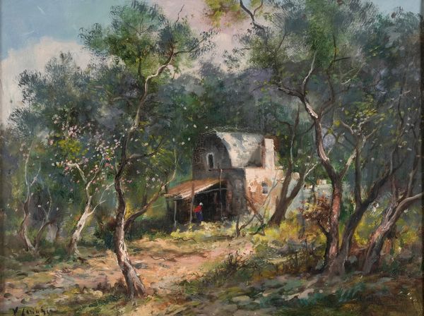 Vincenzo Laricchia : Paesaggio  - Asta Dipinti del XIX-XX Secolo - Associazione Nazionale - Case d'Asta italiane