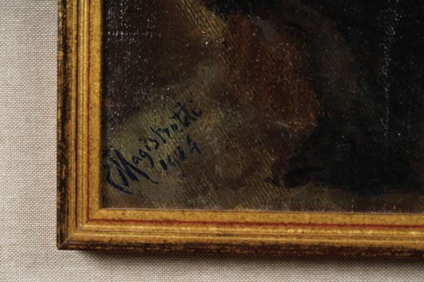 Emilio Magistretti : Crocifissione  - Asta Dipinti del XIX-XX Secolo - Associazione Nazionale - Case d'Asta italiane