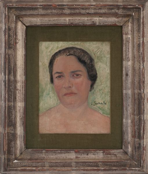 Carlo Socrate : Volto di donna  - Asta Dipinti del XIX-XX Secolo - Associazione Nazionale - Case d'Asta italiane