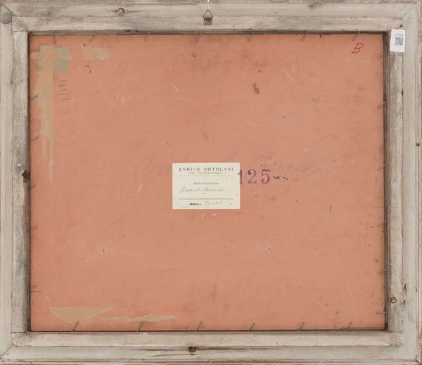Enrico Ortolani : Veduta di Anticoli Corrado  - Asta Dipinti del XIX-XX Secolo - Associazione Nazionale - Case d'Asta italiane