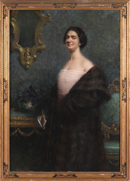 Achille Jemoli : Ritratto di donna  - Asta Dipinti del XIX-XX Secolo - Associazione Nazionale - Case d'Asta italiane