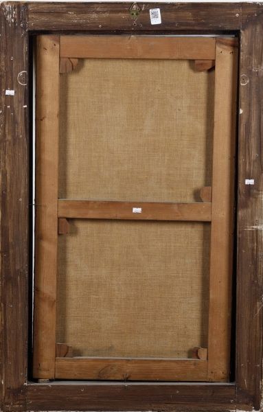 Arturo Noci : Uomo seduto con cappello in mano  - Asta Dipinti del XIX-XX Secolo - Associazione Nazionale - Case d'Asta italiane