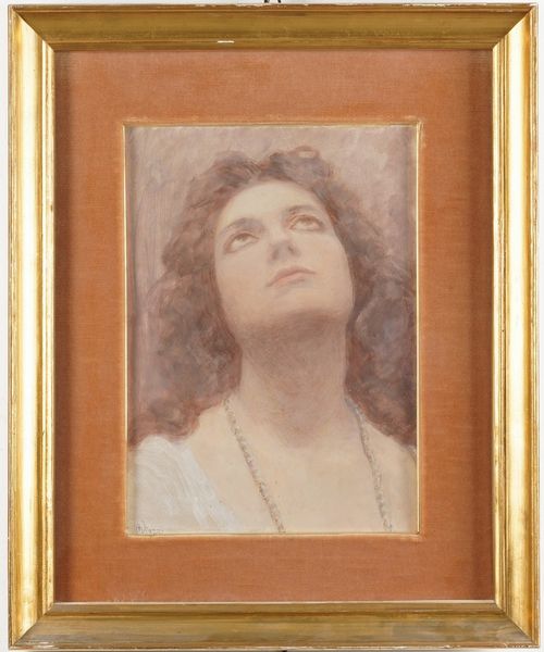 Alessandro Viazzi : Ritratto femminile  - Asta Dipinti del XIX-XX Secolo - Associazione Nazionale - Case d'Asta italiane