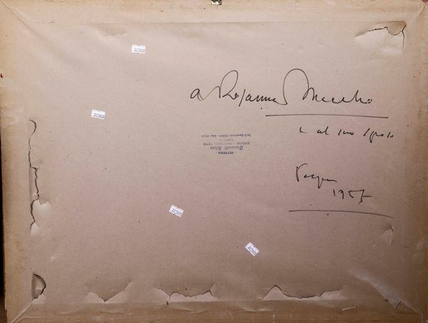 Luigi Surdi (1897-1959) Scorcio di Roma  - Asta Dipinti del XIX-XX Secolo - Associazione Nazionale - Case d'Asta italiane