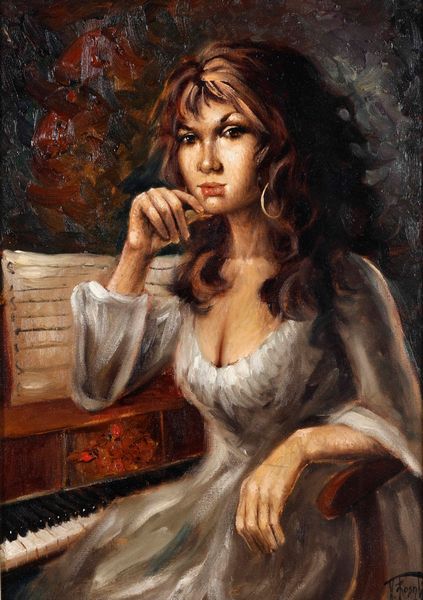 Pittore del XX secolo Ritratto femminile  - Asta Dipinti del XIX-XX Secolo - Associazione Nazionale - Case d'Asta italiane