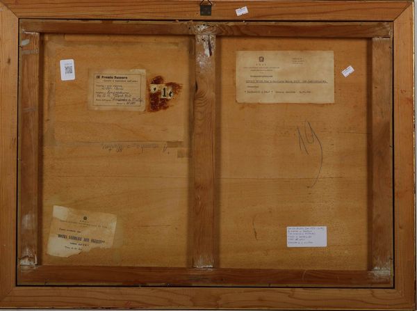 Guido Ziveri : La Marina di Multedo, 1956  - Asta Dipinti del XIX-XX Secolo - Associazione Nazionale - Case d'Asta italiane