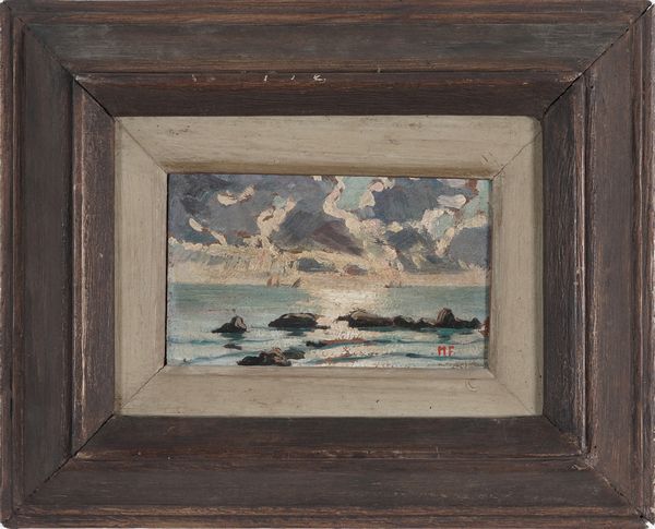 Siglato M.F Marina  - Asta Dipinti del XIX-XX Secolo - Associazione Nazionale - Case d'Asta italiane