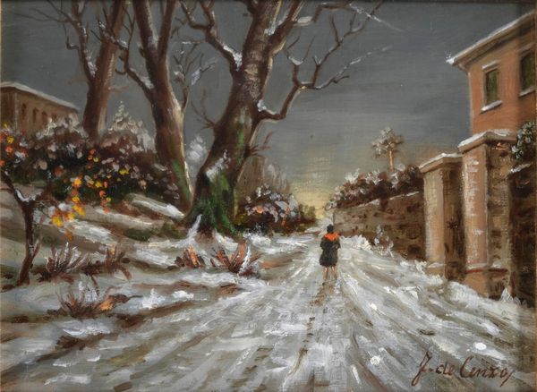 Feliciano De Cenzo : Senza Titolo  - Asta Dipinti del XIX-XX Secolo - Associazione Nazionale - Case d'Asta italiane