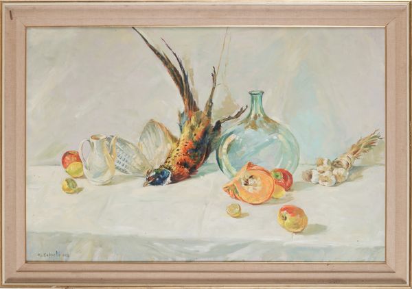 M. Coppelli, 1958 Natura morta  - Asta Dipinti del XIX-XX Secolo - Associazione Nazionale - Case d'Asta italiane