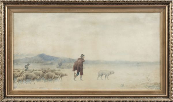 Cesare Mariani : Senza Titolo, 1887  - Asta Dipinti del XIX-XX Secolo - Associazione Nazionale - Case d'Asta italiane