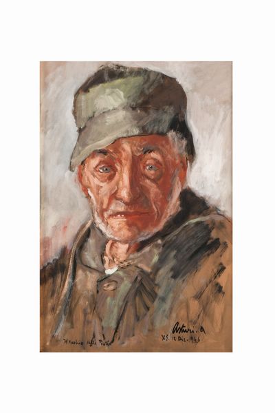 Antonio Asturi : Il Vecchio delle Pietre, 1946  - Asta Dipinti del XIX-XX Secolo - Associazione Nazionale - Case d'Asta italiane