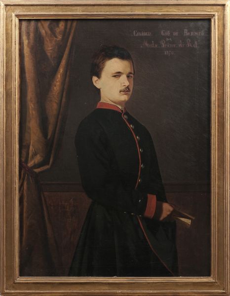 Antonio Varni : Ritratto di soldato, 1870  - Asta Dipinti del XIX-XX Secolo - Associazione Nazionale - Case d'Asta italiane